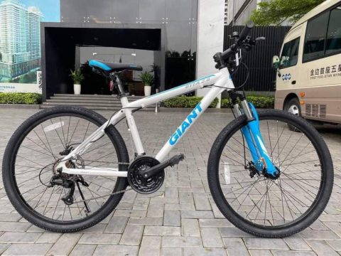 Xe đạp thể thao địa hình Giant Oyea 2.0 2021 màu trắng xanh